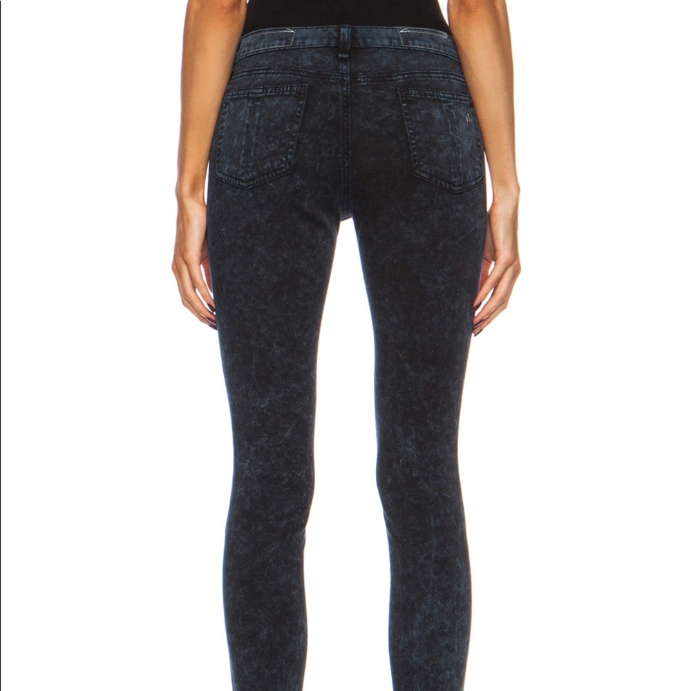 Rag bone jean legging rose bowl navy 25